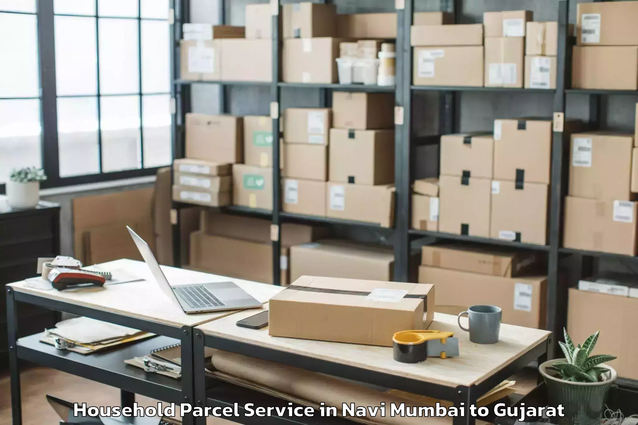 Professional Navi Mumbai to Dahod Household Parcel